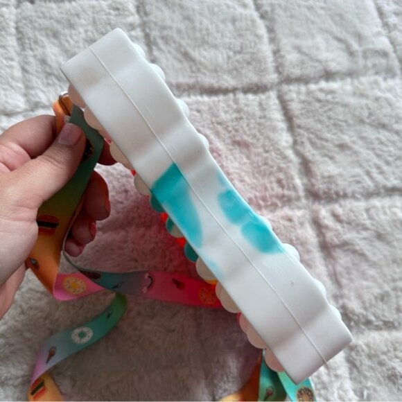 Pop Fidget | Rainbow Shoulder Bag Pop Fidgets Bag Purse for Girls - Picture 8 of 11